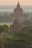 Myanmar. Bagan. Hot Air Balloons Rising over the Temples of Bagan-Inger Hogstrom-Photographic Print