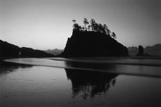 Iceland. Dyrholaey. Black Sand Beach and Sea Stack-Inger Hogstrom-Photographic Print