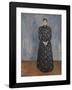 Inger in Black and Violet 1892-Edvard Munch-Framed Premium Giclee Print