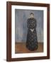 Inger in Black and Violet 1892-Edvard Munch-Framed Premium Giclee Print