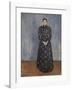 Inger in Black and Violet 1892-Edvard Munch-Framed Premium Giclee Print