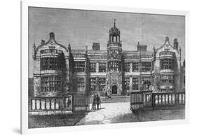 Ingestre Hall, Staffordshire, destroyed by Fire on Thursday, 12 October 1882-Frank Watkins-Framed Giclee Print
