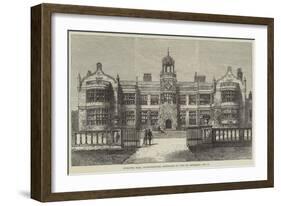 Ingestre Hall, Staffordshire, Destroyed by Fire on Thursday, 12 October-Frank Watkins-Framed Giclee Print