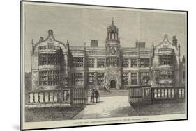 Ingestre Hall, Staffordshire, Destroyed by Fire on Thursday, 12 October-Frank Watkins-Mounted Giclee Print