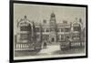 Ingestre Hall, Staffordshire, Destroyed by Fire on Thursday, 12 October-Frank Watkins-Framed Giclee Print