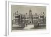 Ingestre Hall, Staffordshire, Destroyed by Fire on Thursday, 12 October-Frank Watkins-Framed Giclee Print