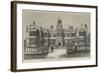 Ingestre Hall, Staffordshire, Destroyed by Fire on Thursday, 12 October-Frank Watkins-Framed Giclee Print