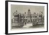 Ingestre Hall, Staffordshire, Destroyed by Fire on Thursday, 12 October-Frank Watkins-Framed Giclee Print