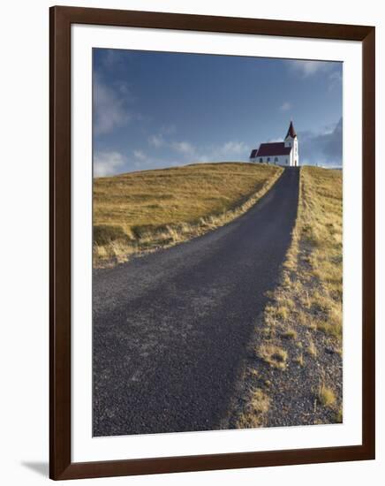 Ingjaldsholl Church at Hellisandur, on Border of Snaefellsjokull National Park-Patrick Dieudonne-Framed Photographic Print