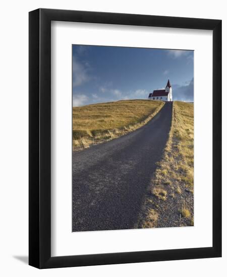 Ingjaldsholl Church at Hellisandur, on Border of Snaefellsjokull National Park-Patrick Dieudonne-Framed Photographic Print