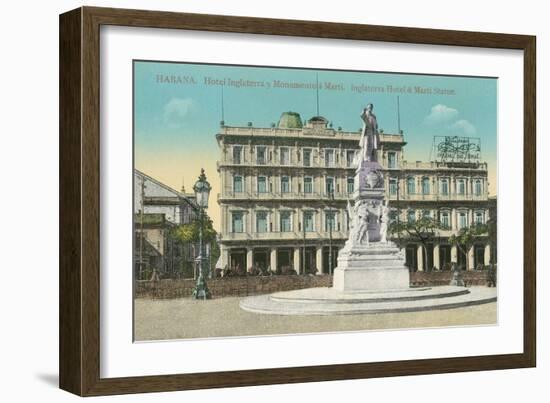 Inglaterra Hotel, Havana, Cuba-null-Framed Art Print