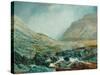 Ingleborough from under White Scar, Yorkshire Limestone Strata, 1868-John Atkinson Grimshaw-Stretched Canvas