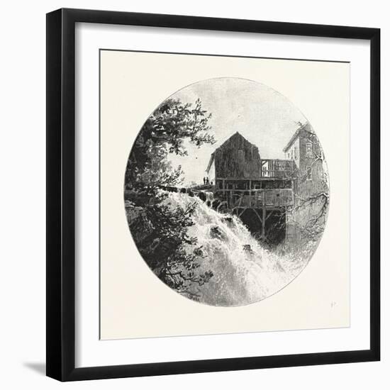 Inglis Falls, Canada, Nineteenth Century-null-Framed Giclee Print