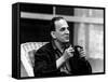 Ingmar Bergman Sitting Down-null-Framed Stretched Canvas