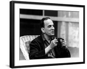 Ingmar Bergman Sitting Down-null-Framed Photographic Print