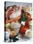 Ingredients for Cassoulet de Toulouse-null-Stretched Canvas