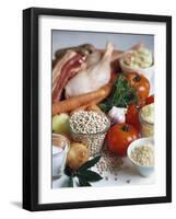 Ingredients for Cassoulet de Toulouse-null-Framed Photographic Print