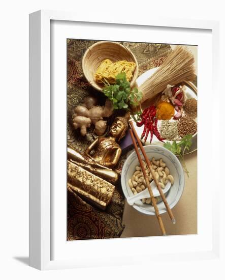 Ingredients for Cooking Thai Food-Erika Craddock-Framed Photographic Print