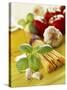 Ingredients for Italian Pasta Dish-null-Stretched Canvas