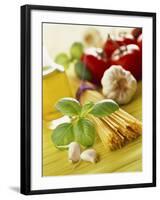 Ingredients for Italian Pasta Dish-null-Framed Photographic Print