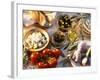 Ingredients for Mediterranean Dishes-Martina Urban-Framed Photographic Print