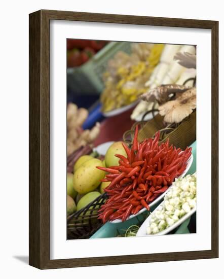 Ingredients for Restaurant Display, Dali, Yunnan, China-Porteous Rod-Framed Photographic Print