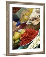 Ingredients for Restaurant Display, Dali, Yunnan, China-Porteous Rod-Framed Photographic Print