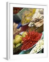 Ingredients for Restaurant Display, Dali, Yunnan, China-Porteous Rod-Framed Photographic Print