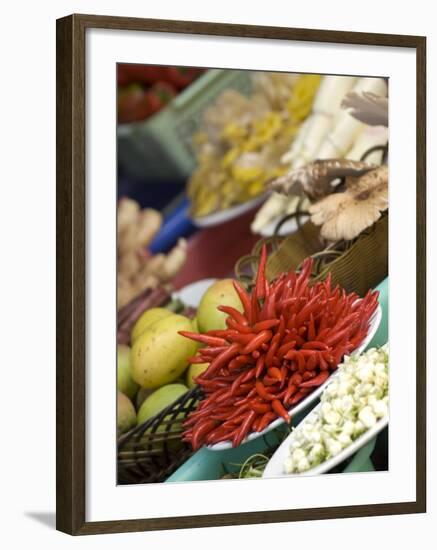 Ingredients for Restaurant Display, Dali, Yunnan, China-Porteous Rod-Framed Photographic Print