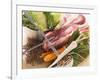 Ingredients for Stew: Pork, Vegetables, Lentils and Savoy Cabbage-Eising Studio - Food Photo and Video-Framed Photographic Print