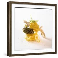 Ingredients for Tagliatelle with Mushrooms and Herbs-Jo Kirchherr-Framed Photographic Print