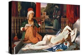 Ingres: Odalisque-Jean-Auguste-Dominique Ingres-Stretched Canvas