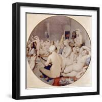 Ingres: Turkish Bath-Jean-Auguste-Dominique Ingres-Framed Giclee Print