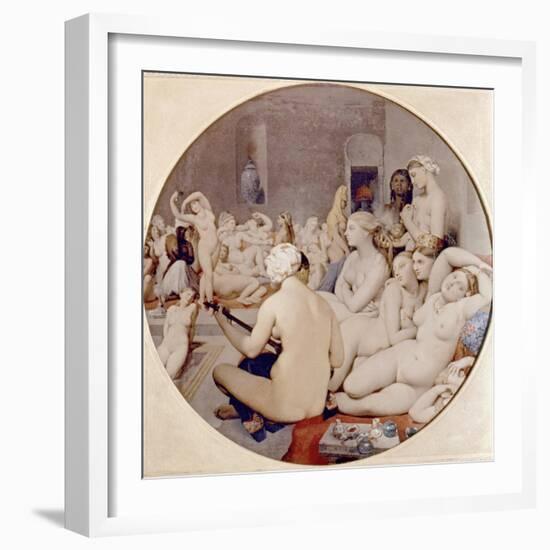 Ingres: Turkish Bath-Jean-Auguste-Dominique Ingres-Framed Giclee Print