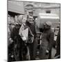Ingrid Bergman and Cary Grant, Filming In Covent Garden, London, December 1957-null-Mounted Photographic Print