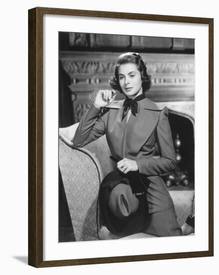 Ingrid Bergman, Rage in Heaven, 1941-null-Framed Photographic Print