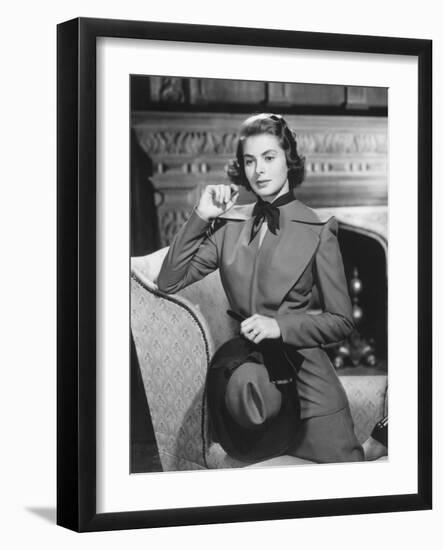 Ingrid Bergman, Rage in Heaven, 1941-null-Framed Photographic Print