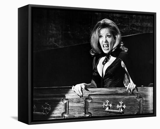 Ingrid Pitt - The House That Dripped Blood-null-Framed Stretched Canvas