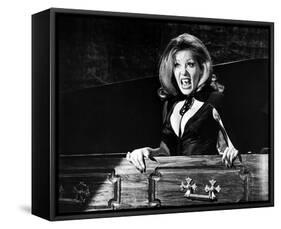 Ingrid Pitt - The House That Dripped Blood-null-Framed Stretched Canvas
