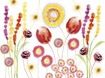 Floral Fantasy I-Ingrid Van Den Brand-Stretched Canvas