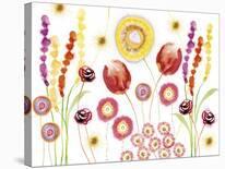 Floral Fantasy I-Ingrid Van Den Brand-Stretched Canvas