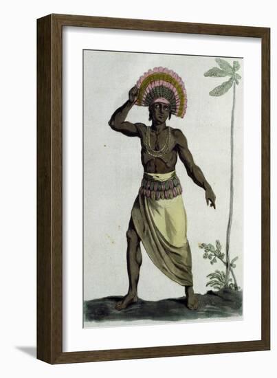 Inhabitant of Friendly Islands (Tonga Islands)-null-Framed Giclee Print