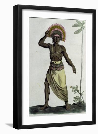 Inhabitant of Friendly Islands (Tonga Islands)-null-Framed Giclee Print