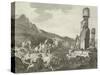 Inhabitants and Monuments of Easter Island-null-Stretched Canvas