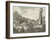 Inhabitants and Monuments of Easter Island-null-Framed Giclee Print