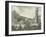 Inhabitants and Monuments of Easter Island-null-Framed Giclee Print