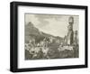 Inhabitants and Monuments of Easter Island-null-Framed Giclee Print