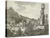 Inhabitants and Monuments of Easter Island-null-Stretched Canvas