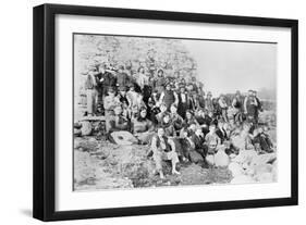 Inhabitants of Achill Island, County Mayo, Ireland, 1890-Robert French-Framed Giclee Print