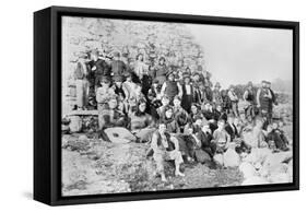 Inhabitants of Achill Island, County Mayo, Ireland, 1890-Robert French-Framed Stretched Canvas